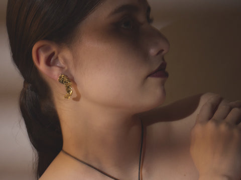 Mind pierced earrings