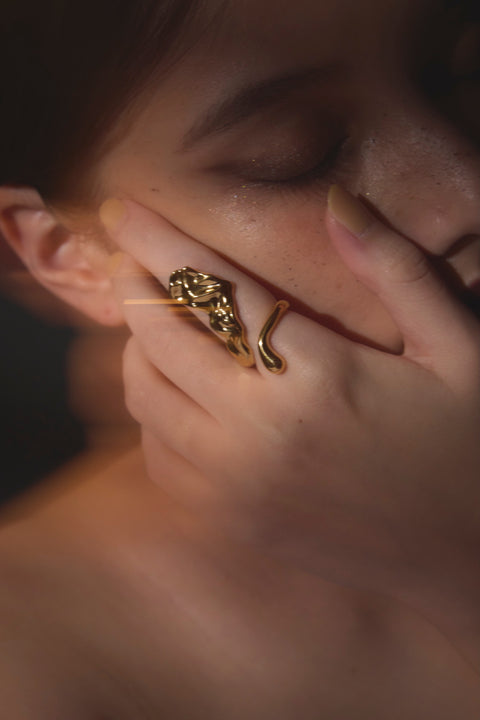 Pluto Rebirth Ring Gold