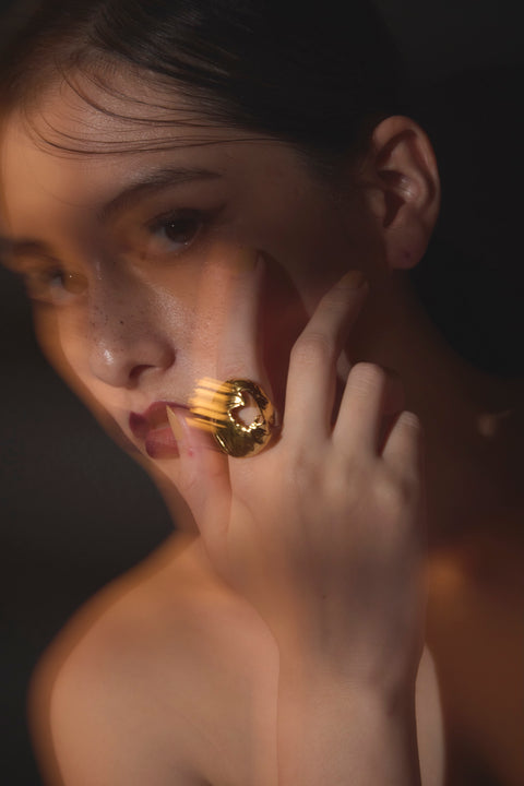 Pluto Fragment Ring Silver