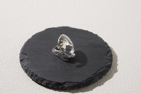 Pluto Fragment Ring Silver