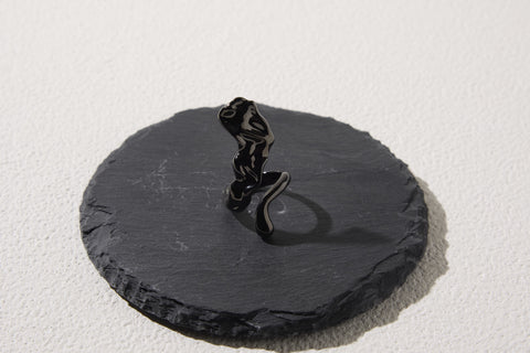 Pluto Rebirth Ring Black